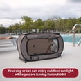 thumbnail image 5 of SportPet Designs Perrera abierta grande, jaula portátil para gatos, cama impermeable para mascotas, colección Carrier, 5 of 5