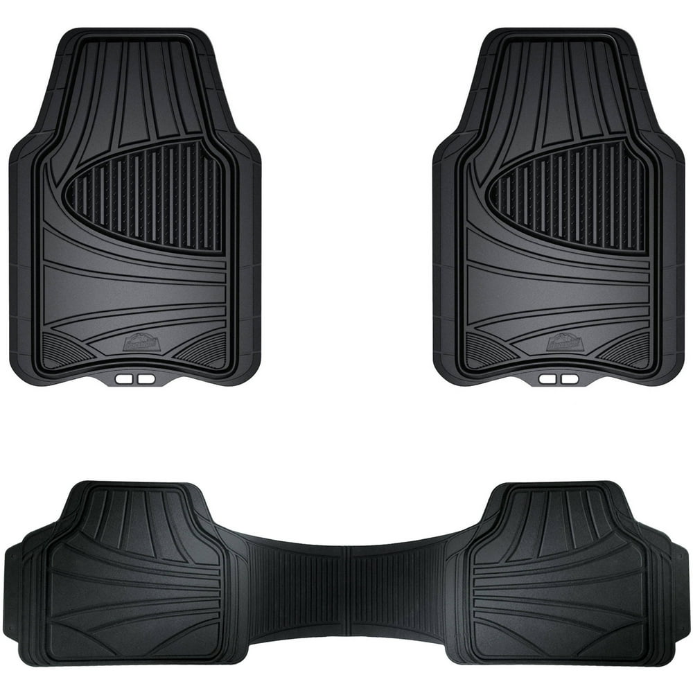 Armor All 3Piece Full Coverage Black Floor Mat