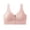 Pinks-bra, variant on Women Zip Front Sports Bras, Wireless Push up Back Support Bras, Workout Thick Strap Casual Tops