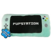 Posh Paws Plush Pet Toy Handheld "Pupstation" Dog Toy - Teal
