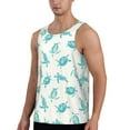 thumbnail image 2 of Easygdp Turtle Men's Tank Top, Sleeveless Muscle T Shirts, Breathable, Quick-Dry, Loose for Gym, Running, Fitness - 4X-Large, 2 of 9