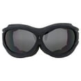 thumbnail image 4 of 3 Pairs Birdz Eyewear Buzzard Motorcycle Goggles Fit Over Glasses Black Frames Clear Smoke Yellow Lenses with Storage Pouches, 4 of 8