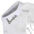 thumbnail image 3 of unbranded 2Ud Cuello Falso Desmontable De Media Camisa Con Pedrería Accesorio Para Blusas, 3 of 8