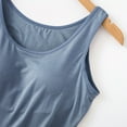 thumbnail image 5 of Baqcunre With Chest Pads Five Fingers Without Steel Ring Bra Cups One Sports Camisole Bralettes For Women Sports Bra Tank Tops For Women 2023 Women Clothing Bras For Women,Color Blue,Size 3XL, 5 of 5