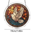 thumbnail image 3 of Tong Acrylic Puzzle Style Colored Glass Style Hanging Featuring Unique Irregular Shapes As Home Art Which Can Be Installed On Windows, 3 of 5