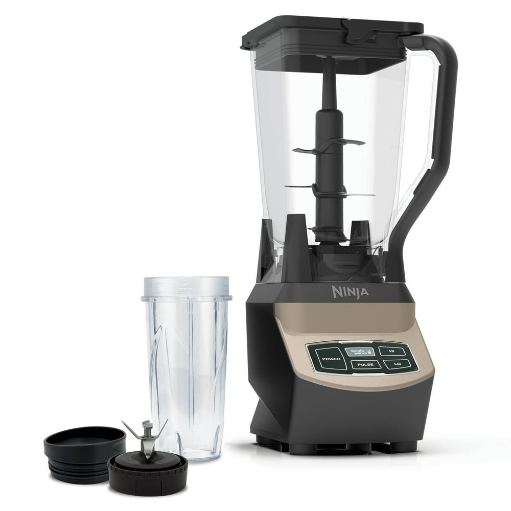 Ninja Professional Blender with Single Serve Cup in Black, BL660WM