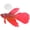 Color:Red, variant on Artificial Aquarium Fish Decorations Silicone Betta Moving Floating Realistic Fake Fish for Ornaments