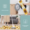 thumbnail image 6 of Beige Sunflower Pattern Kitchen Rugs Sets Of 3,Kitchen Runner Rugs Non Skid Washable,Decorative Kitchen Floor Mats for Kitchen,Sink,Laundry,17"x30"+ 17"x47" + 17"x59", 6 of 6