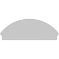 thumbnail image 5 of Ekena Millwork 50"W x 19-3/8"H x 2-3/4"P Segment Arch 4 Spoke Architectural Grade PVC Combination Pediment, 5 of 7