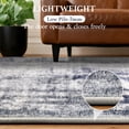 thumbnail image 5 of SONORO KATE 10'x14' Area Rugs for Living Room, Machine Washable Modern Abstract Non Slip Soft Indoor Area Carpet, Gray/Brown, 5 of 7