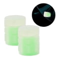 thumbnail image 2 of 2x Car Valve Caps Covers Luminous for Universal Cars Caps Luminous Wheels Electric Vehicle Green, 2 of 8