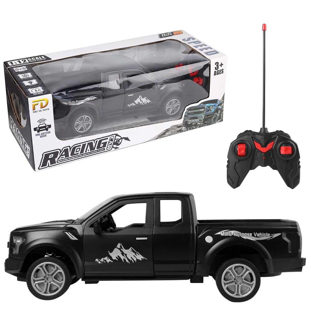 Remote Control Trucks 1: 12 Scale Off Road Vehicle 2WD Pick Up Truck with Lights and Sounds, Powerful RC Truck for Kids