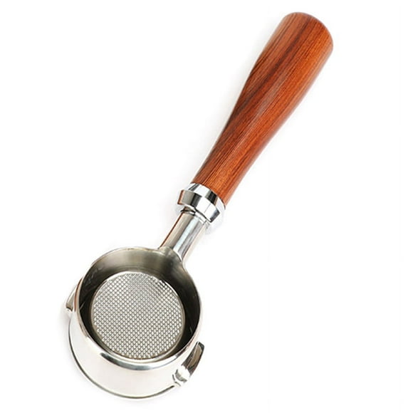 Coffee Bottomless Portafilter Coffee Machine Wood Handle Filter Coffee Accessories for Welhome -310/-510 K888