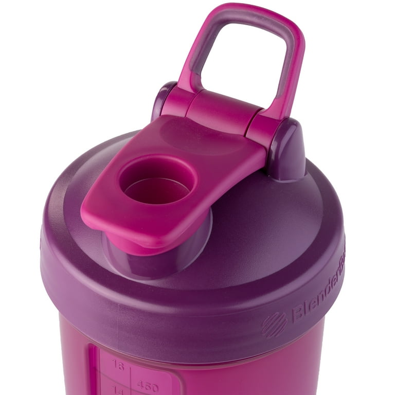Tupperware Quick Shake Mixer Blender (2 Cup) Pink 3 Piece Flip Top