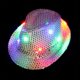 thumbnail image 3 of Gorra de Jazz con luz LED intermitente, sombrero de Jazz que brilla en la oscuridad, disfraces de Fedora luminosos, accesorios de escenario para Halloween, espectáculo de baile de Hip Hop Unisex adult, 3 of 4