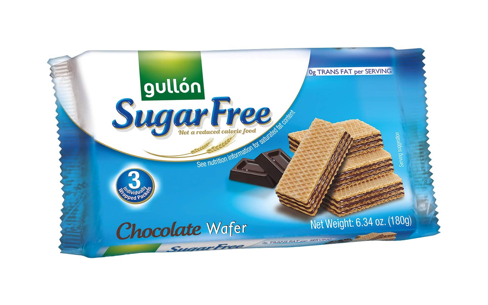 Gullon Sugar Free Chocolate Wafer 6.34 oz (180g)