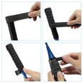 thumbnail image 6 of Tennis Badminton Racket Overgrip Anti Skid Sweatband Racquet Grip with Raised Ridges, Black 5 Pack, 6 of 6