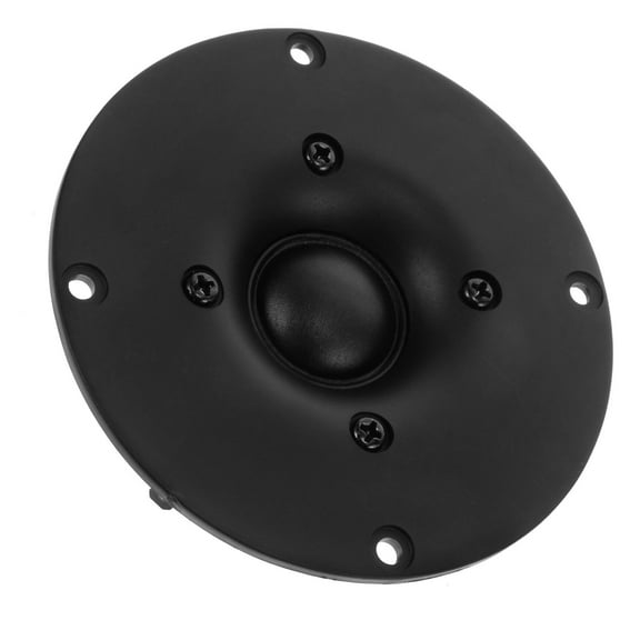 KAKOWELY Dome Tweeter Black Plastic 1Pack 4.06X4.06X1.3In
