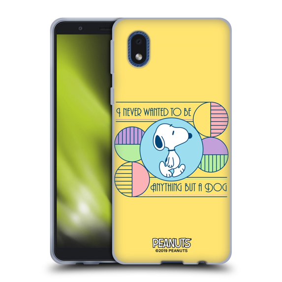 Head Case Designs Officially Licensed Peanuts Snoopy Deco Dreams Dog Soft Gel Case Compatible with Samsung Galaxy A01 Core (2020)