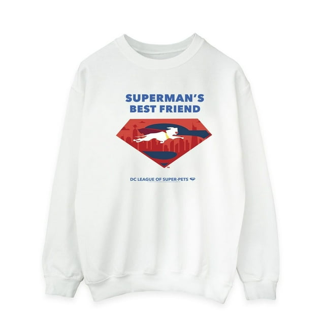 DC Comics Mens DC Comics DC League Of Super-Pets Superman's Best Friend Sweatshirt