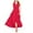 Red, variant on Zkozptok Women's Summer Maxi Dress Elegant Sleeveless V Neck Bodycon Dresses for Cocktail Party Wedding Guest