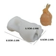 thumbnail image 2 of Fiudx Juego de Moldes de Pascua, Molde de Yeso y Cera de Soja Premium, Diseño Flexible, Reutilizable y Duradero, Apto para Horno y Microondas, Perfecto para Decorar Habitaciones o Mesas, Ideal para P, 2 of 4