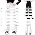 thumbnail image 3 of CPNG Girls Casual Pants Elastic High Waist Straight Wide Leg Pants with Frayed Edge Lightweight Breathable Streetwear Pants, 3 of 8