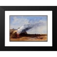 thumbnail image 2 of Francis Danby 24x18 Black Modern Framed Museum Art Print Titled - Burning of an Old Boat, 2 of 5