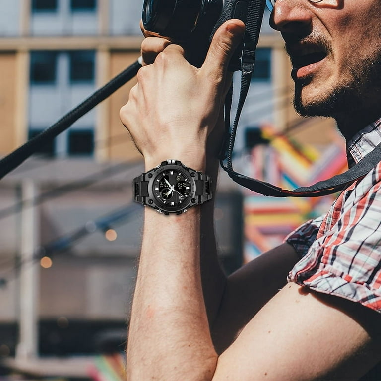 Plastic best sale waterproof watch