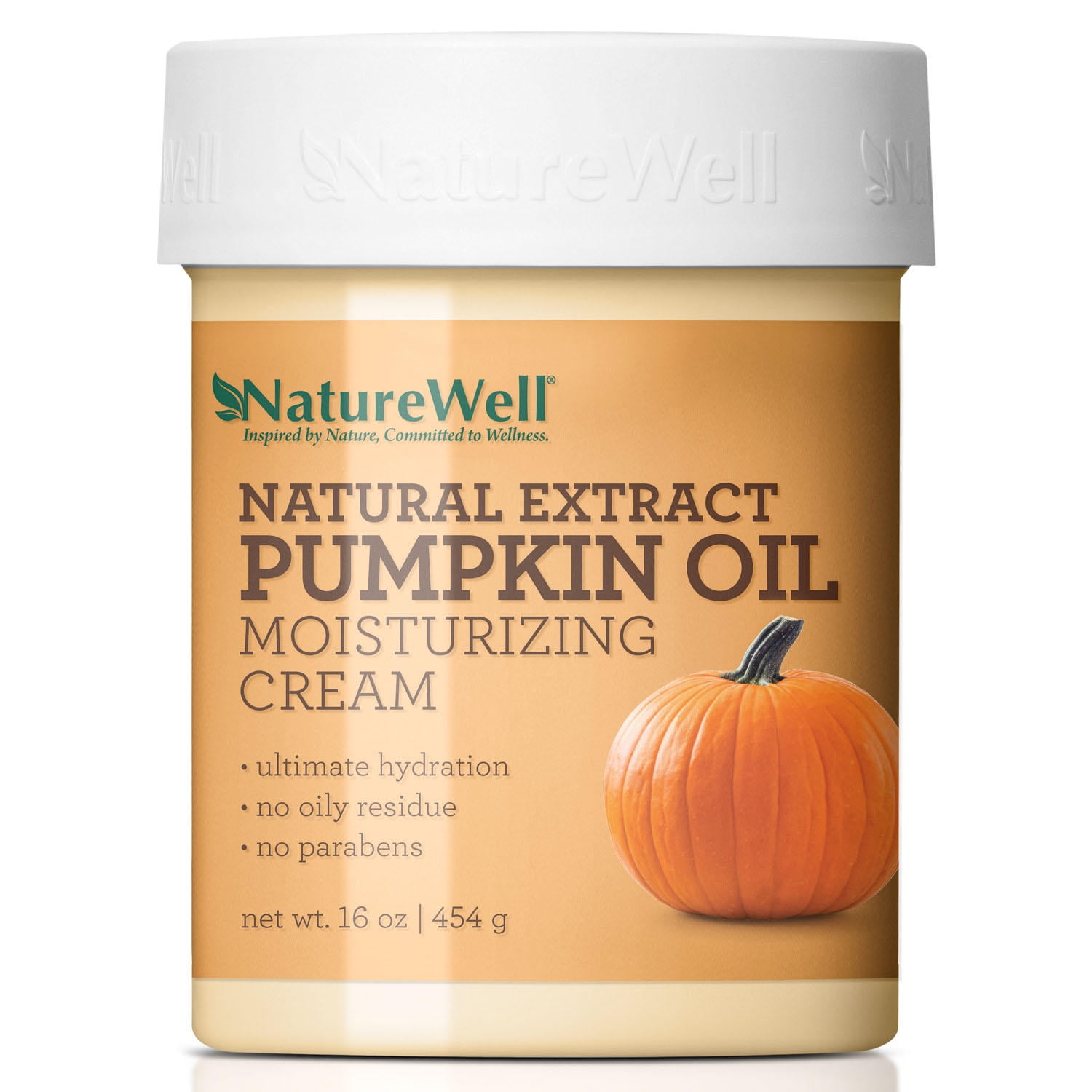 Naturewell Natural Extract Pumpkin Oil Moisturizing Cream (16 oz