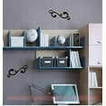 thumbnail image 4 of 2 Swirl Decals Vinyl Art Wall Sticker Art Home Wall Dcor 11x4-Inch Black, 4 of 6