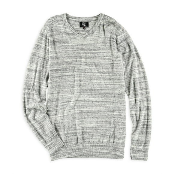 Rock & Republic Mens Marled Knit Pullover Sweater, Grey, 2XLT