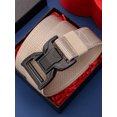 thumbnail image 5 of Catelles Khaki nylon Webbing Waist Belt, Durable Outdoor Work Belt, Unisex, Casual Sports Belt, Gift Box&nbsp;, 5 of 8