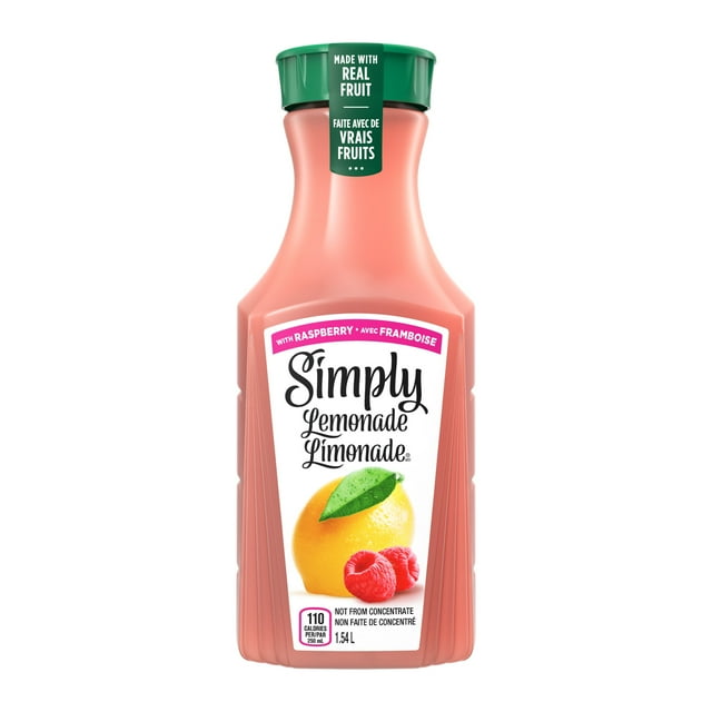 Simply Lemonade with Raspberry Bottle, 1.54 Liters