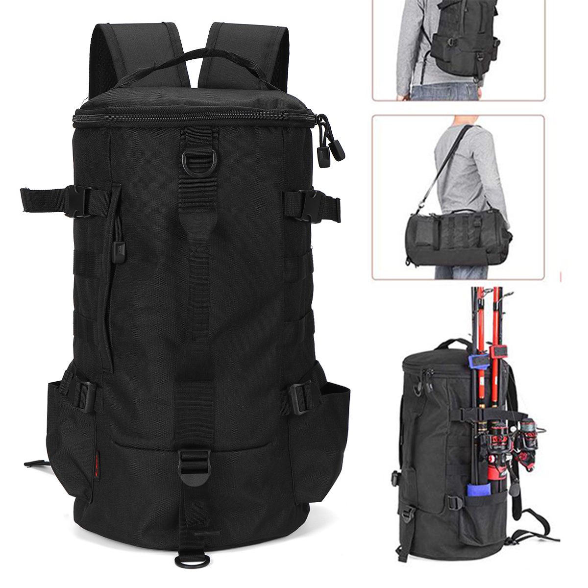 23L Vintage Backpack Women Men/'s Sports Shoulder Bag Canvas Travel School Bag