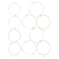 thumbnail image 1 of OULII 12Pcs Silver Guitar String Set Phosphor Copper Pu Standard Tension Sound for Musicians, 1 of 8