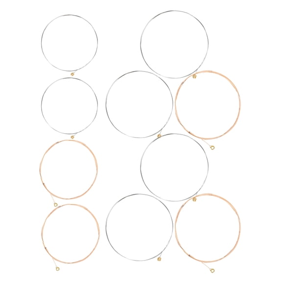 UPOUART 12-Pack Acoustic Guitar Strings Set, Multi PU Coated Phosphor Bronze, for Guitarists and Music Practice