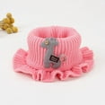 thumbnail image 3 of Splozh Kids Neckwarmer Solid Color Cute Fun Knitted Wool Cartoon Warm Neck Scarf Pink,One Size, 3 of 3