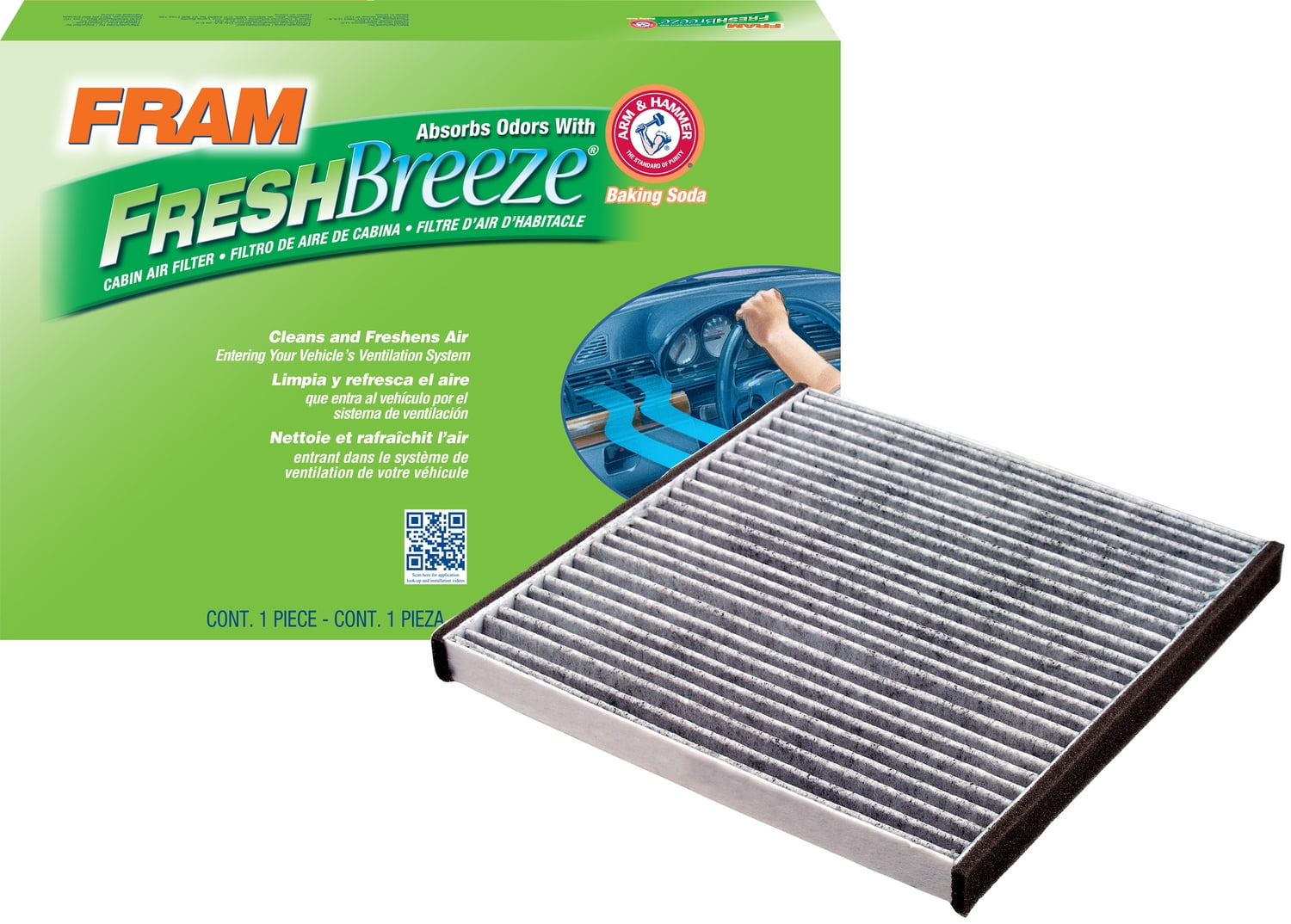 FRAM Fresh Breeze Cabin Air Filter, CF10132 (2-Pack ...