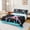 Watercolor L, variant on Manfei Baseball Gaming Sports Twin Sheet Sets,Ice Cream Print Letter M Bedding For Teens Boys 3-Piece