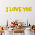 thumbnail image 5 of I LOVE YOU Balloons Kit,Valentine's Day Proposal Birthday Courtship Wedding Anniversary Bridal Party Decorations, 5 of 5