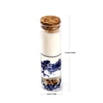 thumbnail image 3 of Litchi Fragrance Ocean Themed Pillar Scented Candle, Clear Glass Cylinder Candle with Seashell Pebble Ornament, Ideal for Birthday, Christmas, Housewarming and Holiday Gift for Candle Lovers, 3 of 5