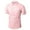 Pink, variant on ZZwxWA Workout Tops for Men Cozy Style Oversize Elastic T-shirt Short Sleeve Fashion Male Tee Plus Size Printed Breathable Tops Loose Fit Holiday Beach Blouse Work Out V Neck Shirts