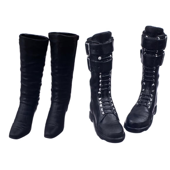 2 Pares Zapatillas Tacones de Botas de para Noche para Mujer