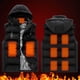 thumbnail image 1 of Chaquetas y abrigos casuales con capucha y sin mangas para hombre Chaqueta térmica Nine Districts con control doble y carga USB Blusa con capucha y cremallera de apertura y cierre Blusa de poliéster p, 1 of 4