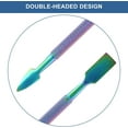 thumbnail image 3 of HAHDAXIA Suiwotin 3PCS Wax Carving Tools, Rainbow Stainless Steel Wax Tool Carving Tool Kit, Double-Headed, Rainbow, 3 of 7