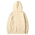 thumbnail image 5 of Kixjoy Men's Fashion Hoodies & Sweatshirts Fashion Long Sleeve Oversized Hoodies for Men Casual Drawstring Loose Fit Pullover Sweatshiet Lightweight Winter Sweatshirt, Beige 2XL, 5 of 5