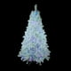 Northlight 6.5' Pré-Éclairé Blanc Pin Irisé Arbre de Noël Artificiel - Multi Fonction LED Lights – image 4 sur 6