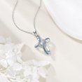 thumbnail image 2 of Cross Necklace 925 Sterling Silver Cross Pendant Religious Jewelry Gift for Men Women, 2 of 10
