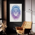 thumbnail image 5 of Epic Art 'Lion Face' by Rachel Caldwell, Acrylic Glass Wall Art, 24"x36", 5 of 8